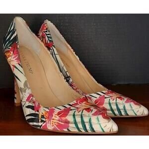 Ivanka Trump Women's Floral High Heels Size 8.5 Excellent condition Flowers